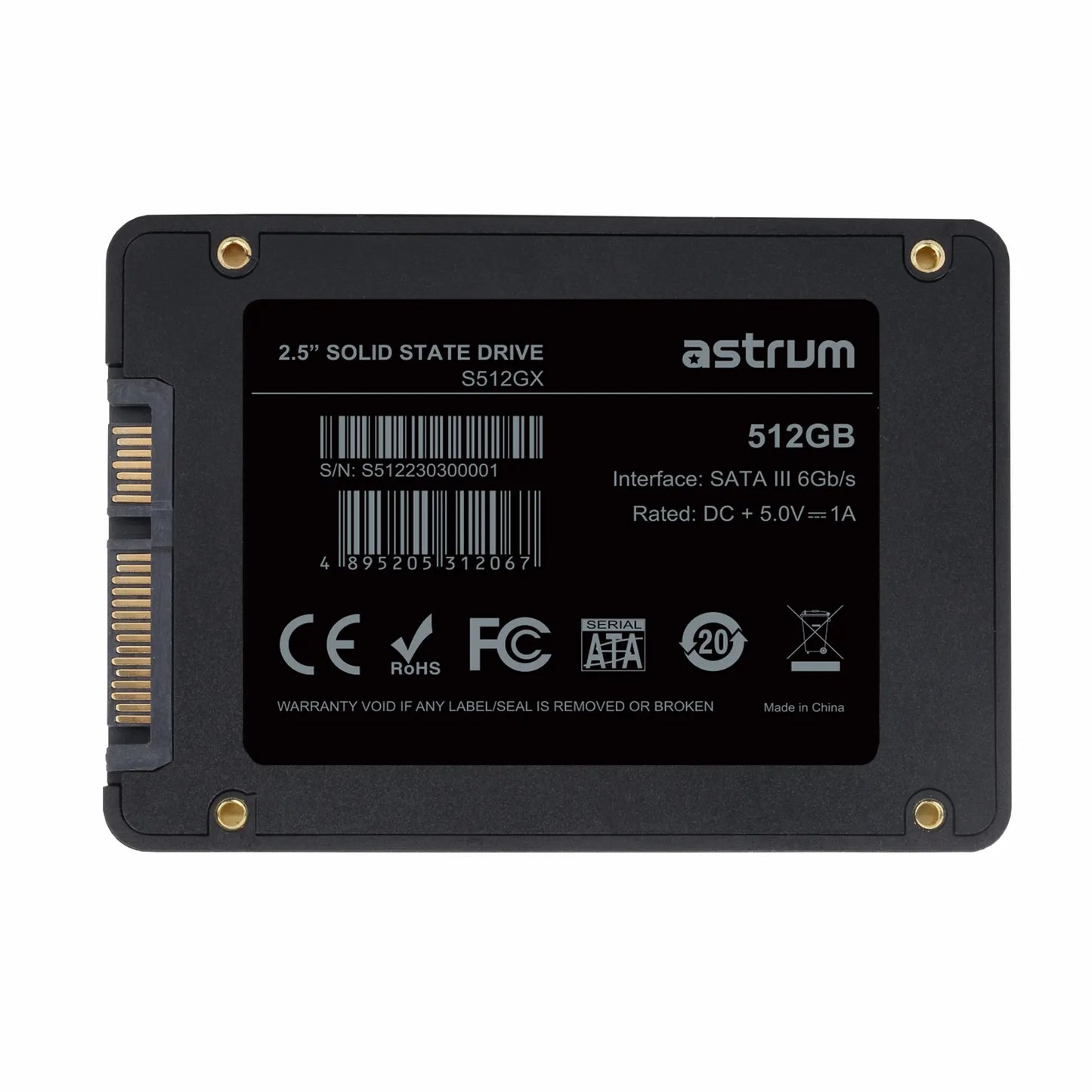 2.5" 512GB SSD