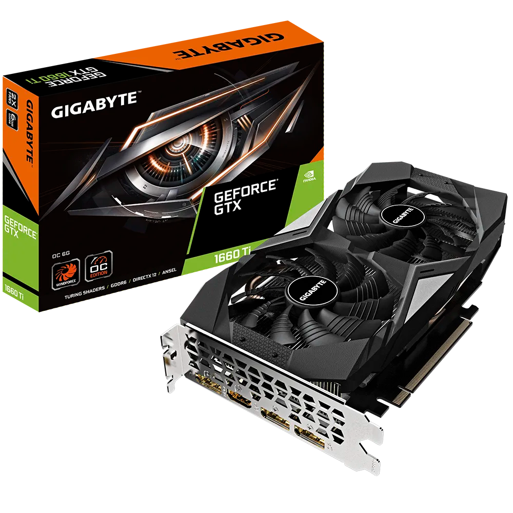 GAINWARD NVIDIA GEFORCE GTX 1660TI GHOST 6GB GDDR6 PCIE GEN3 GAMING GRAPHICS CARD