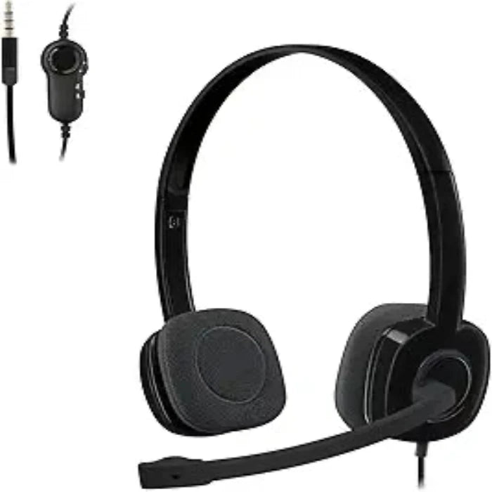 LOGITECH WIRED HEADSET H151 ANALOGUE BLACK