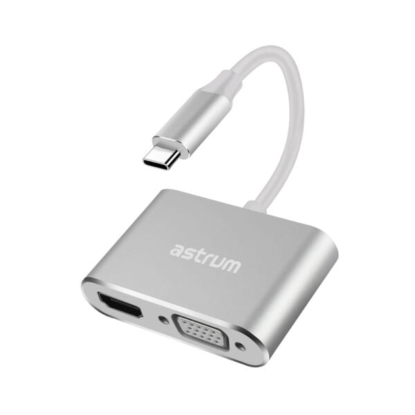 Usb Type-C to Hdmi + Vga Adapter