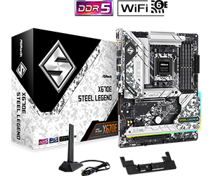 ASROCK AMD X670E STEEL LEGEND SOCKET AM5 ATX MOTHERBOARD
