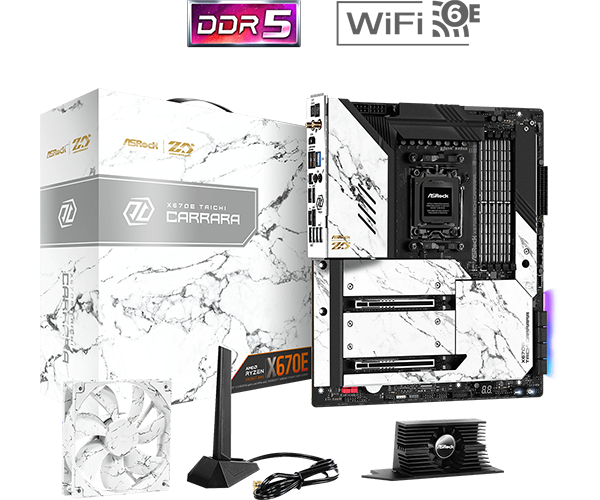 ASROCK AMD X670E TAICHI CARRARA SOCKET AM5 EATX MOTHERBOARD