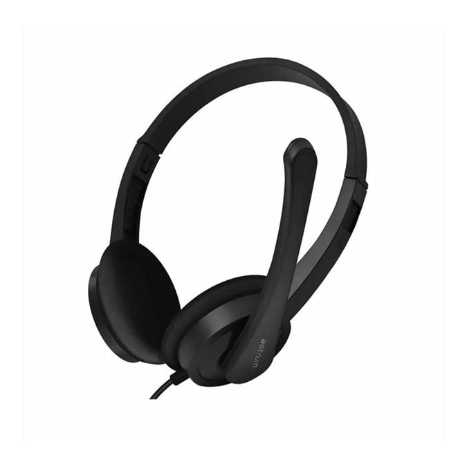 On-ear PC Headset With Mic Single Aux
