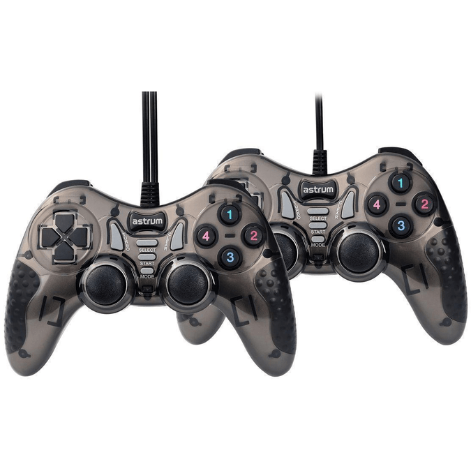 Wired USB Dual Joystick Controller For PC