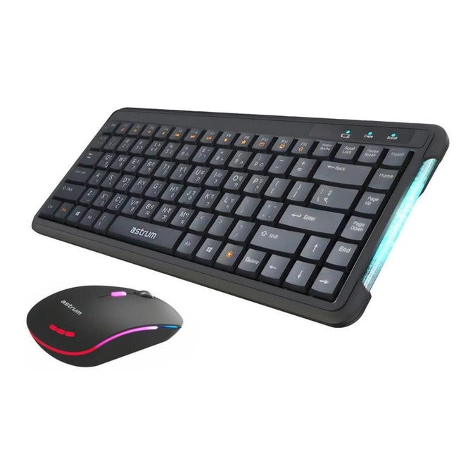 Wireless Led Keyboard + Mouse
English + Bangla