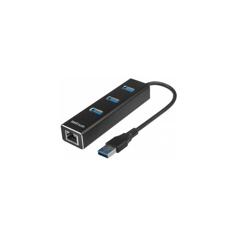 USB 3.0 to Gigabit Lan + Hub Adapter