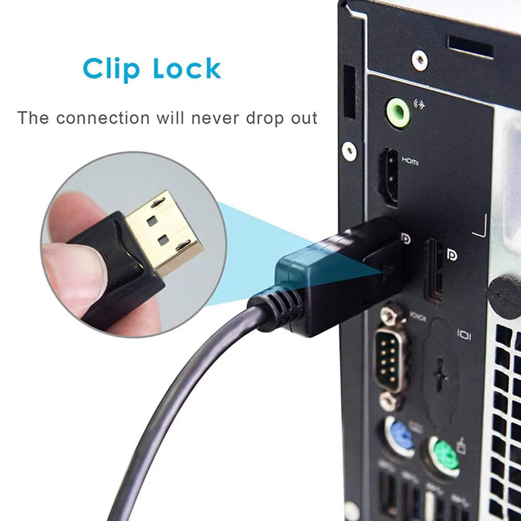 RCT display port to VGA (M to F) adapter