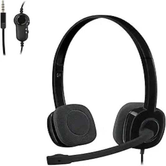 LOGITECH WIRED HEADSET H151 ANALOGUE BLACK