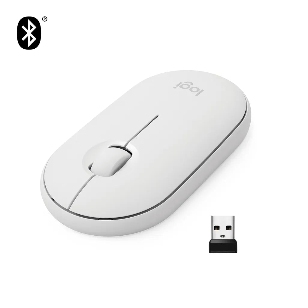 Logitech Pebble M350 Wireless + Bluetooth Mouse