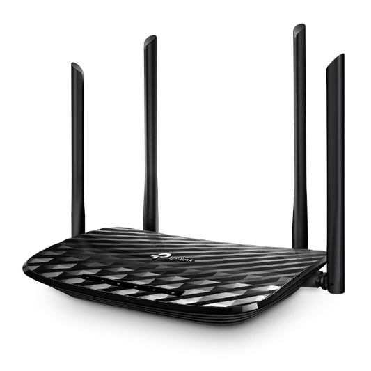 TP-LINK ARCHER C6 - AC1200 DUAL BAND WIFI ROUTER, 5X GIGABIT PORTS, 4X ANTENNAS.