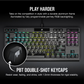 Corsair K70 RGB TKL. Keyboard form factor