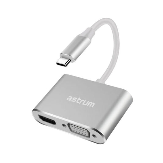Usb Type-C to Hdmi + Vga Adapter