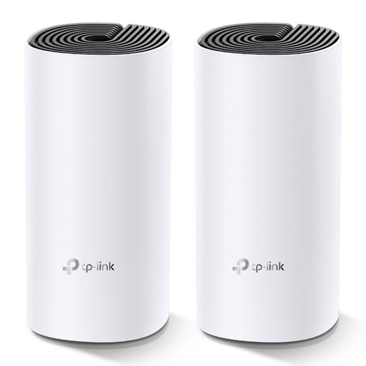 TP-LINK DECO M4, 2 PACK - AC1200 WHOLE-HOME WIFI SYSTEM, 2X GBE PORTS, 2X INTERNAL ANTENNAS
