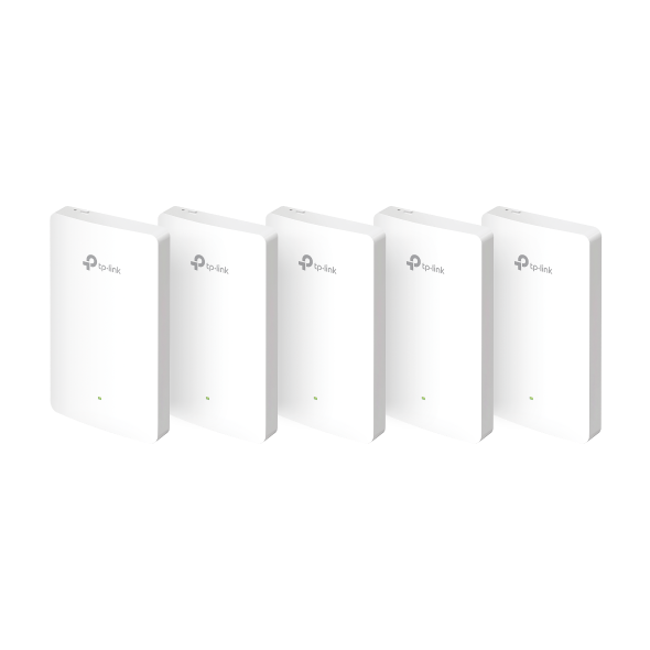 TPLINK EAP615 WALL AX1800 WALL PLATE WIFI 6 ACCESS POINT, 4X 10/100/1000 MBPS PORTS