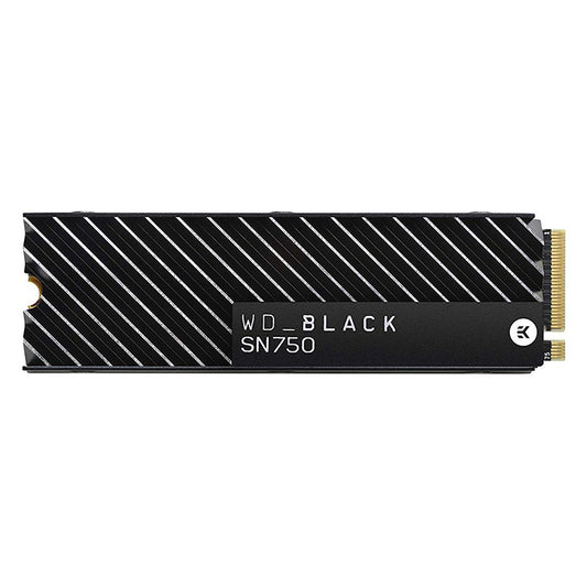 WD BLACK 500GB SN750 NVME M.2 2280 SSD - WITH HEATSINK