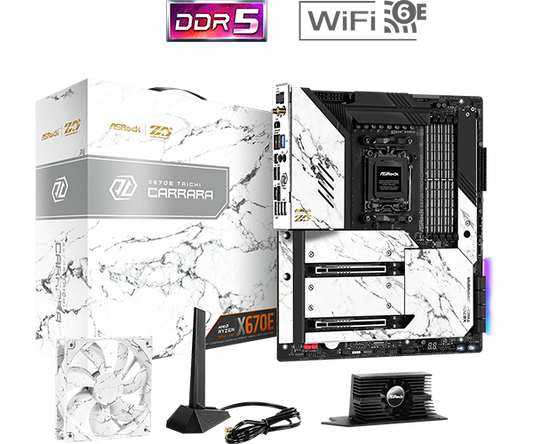 ASROCK AMD X670E TAICHI CARRARA SOCKET AM5 EATX MOTHERBOARD