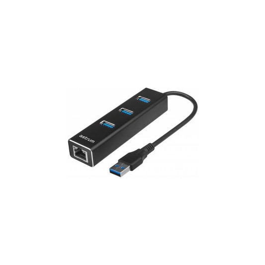 USB 3.0 to Gigabit Lan + Hub Adapter