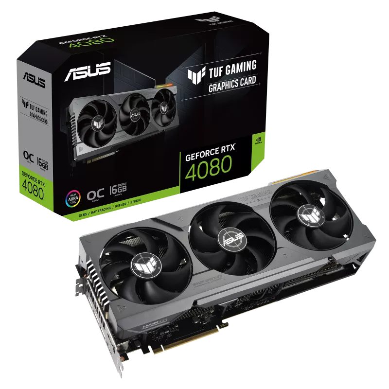 SUS TUF RTX 4080 O16G Gaming graphics card