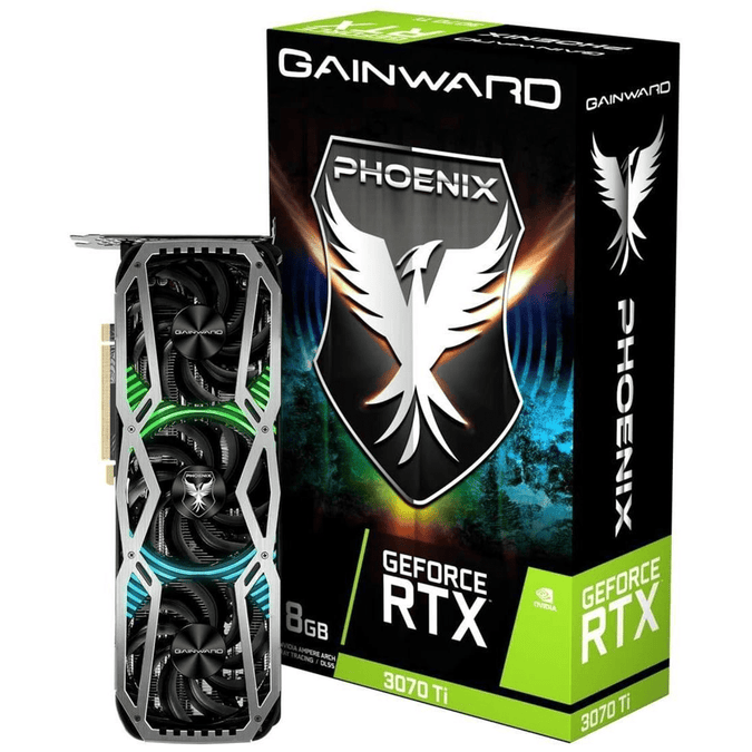 GAINWARD NVIDIA GEFORCE RTX 3070TI PHOENIX 8GB GDDR6X PCIE GEN4 GAMING GRAPHICS CARD LHR