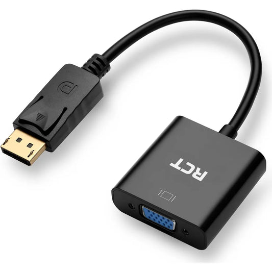 RCT display port to VGA (M to F) adapter