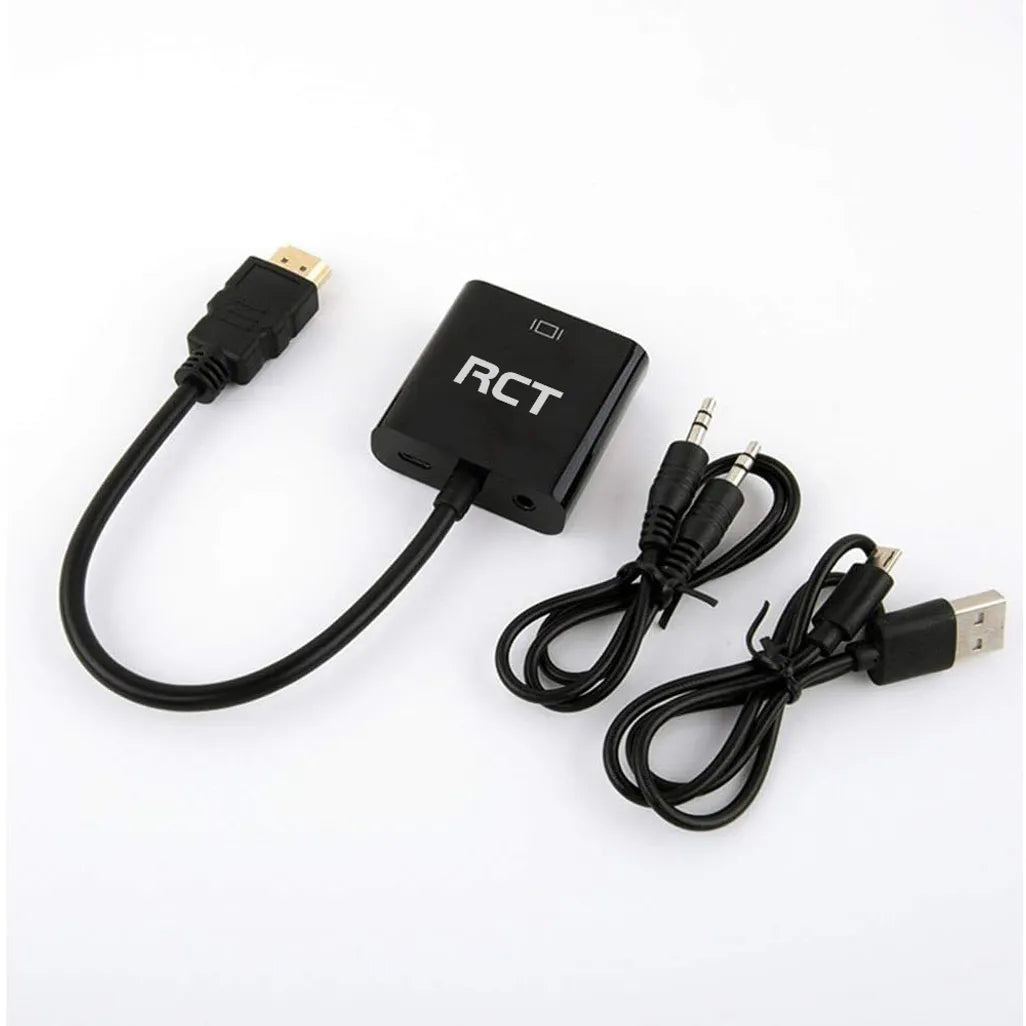 RCT HDMI to VGA (M to F) adapter with audio