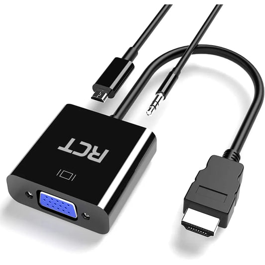 RCT HDMI to VGA (M to F) adapter with audio