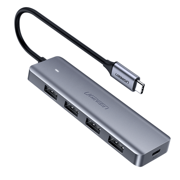 UGREEN EXTERNAL HUB - USB TYPE-C TO 4PORT USB3.0 (MICRO USB POWER PORT)