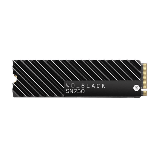 WD BLACK 1.0TB SN750 NVME M.2 2280 SSD - WITH HEATSINK